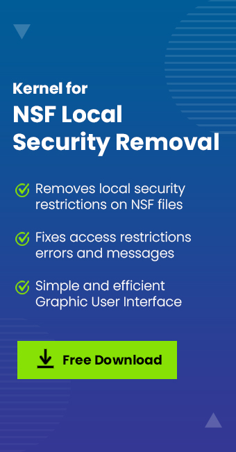 Kernel for NSF Local Security Removal