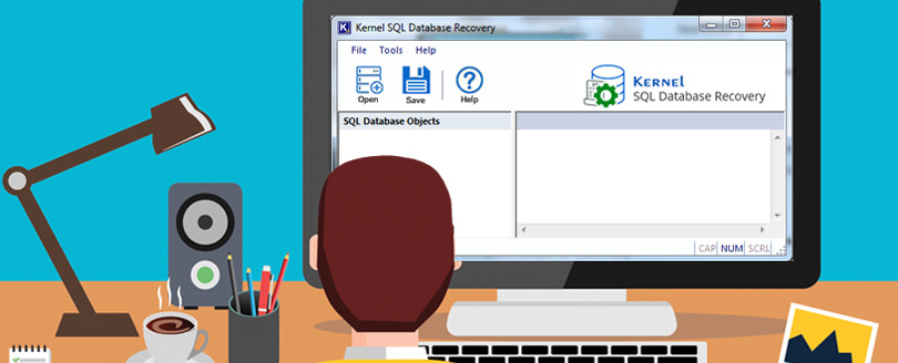 A brand new interface for Kernel SQL recovery tool