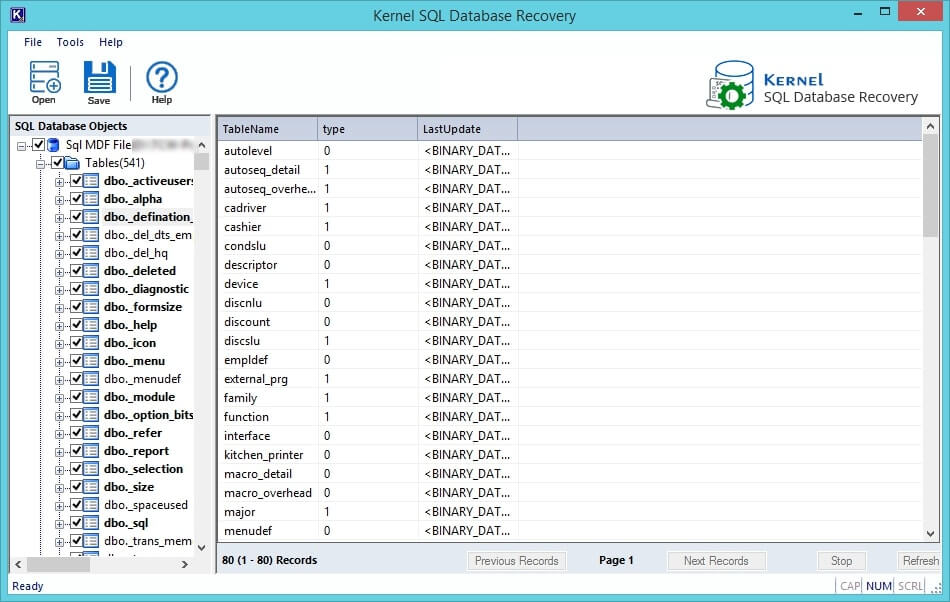 kernel sql database recovery 7.08.01