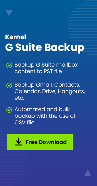 Kernel G Suite Backup