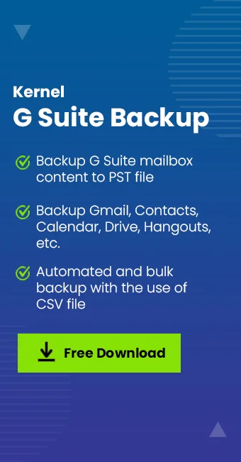 Kernel Google Workspace Backup and Restore