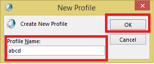 Add a profile name