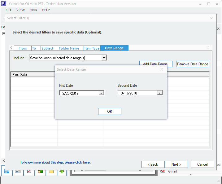 apply filters with specific criteria