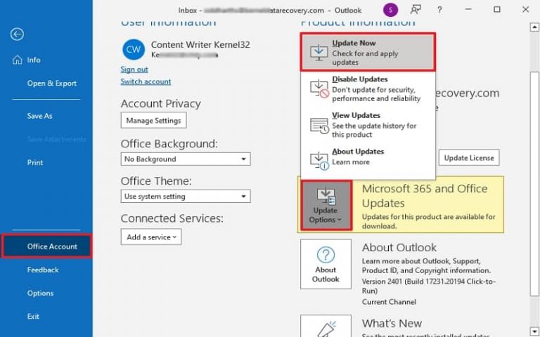 What to do when emails get stuck in Outbox?