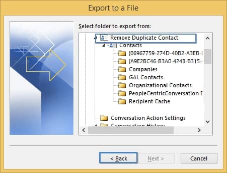 save contacts