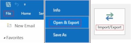 Open and Export