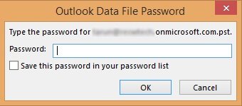 outlook password