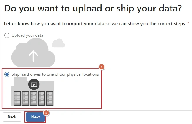 select ship hard drive