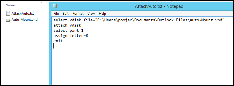 Open VHD/VHDX file 