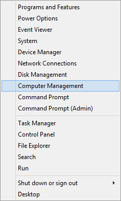 select Computer Management