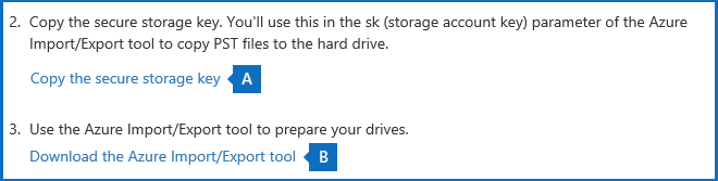 Import data page