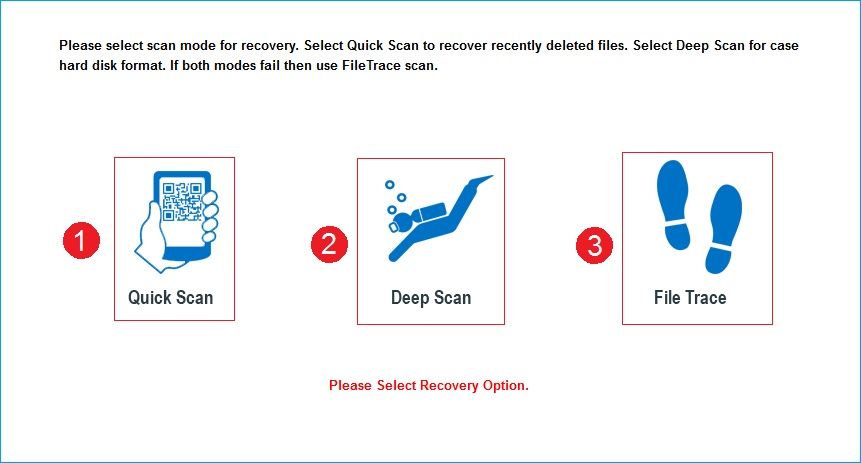 Open Windows Data Recovery tool