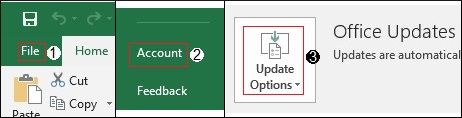 select update option