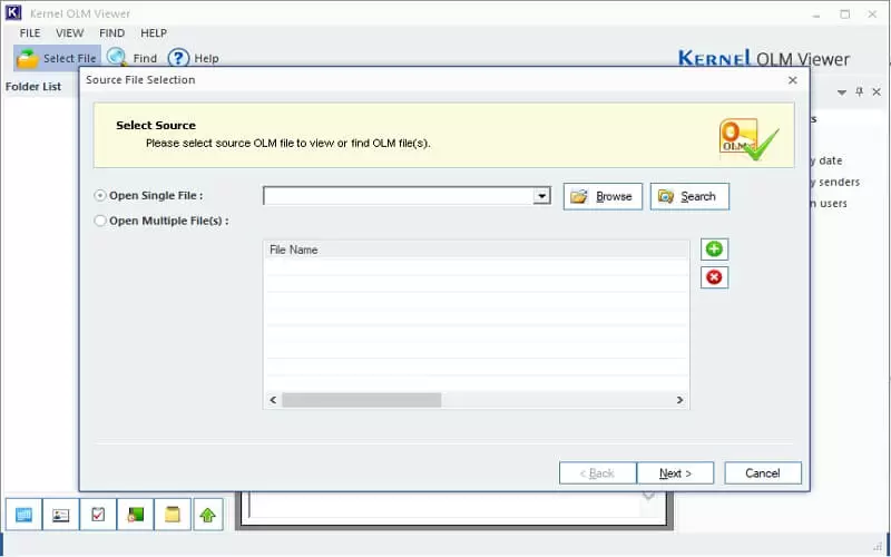 Kernel OLM Viewer