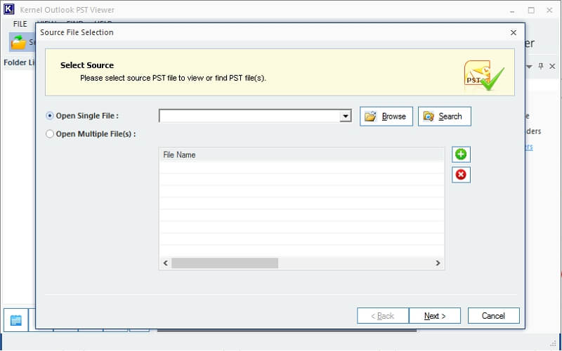 Kernel PST File Viewer
