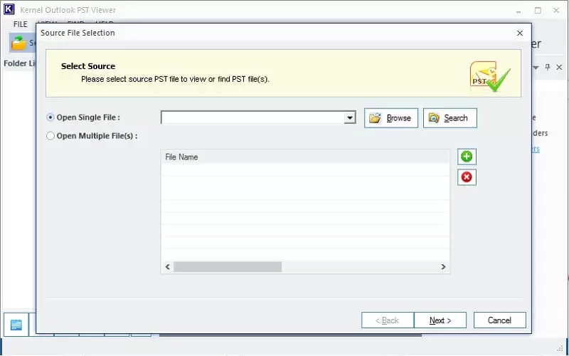Kernel PST File Viewer