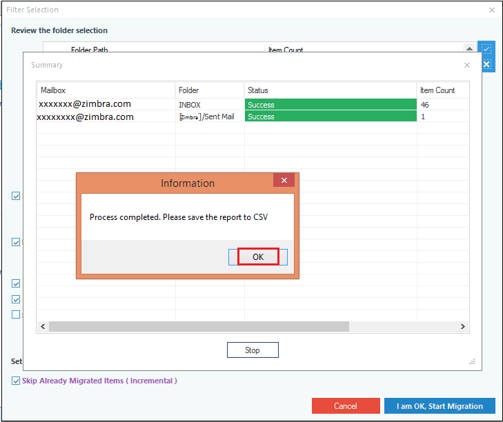 Zimbra to Office 365 migration done