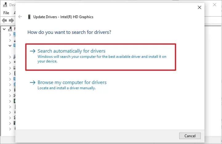 search automatically