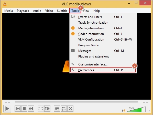 tools preferences