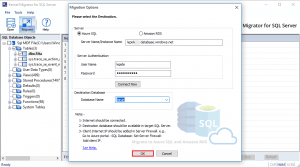 Step-by-step procedure to migrate SQL database to Azure SQL