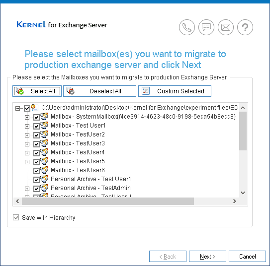 Select Mailboxes Want To Migrate,