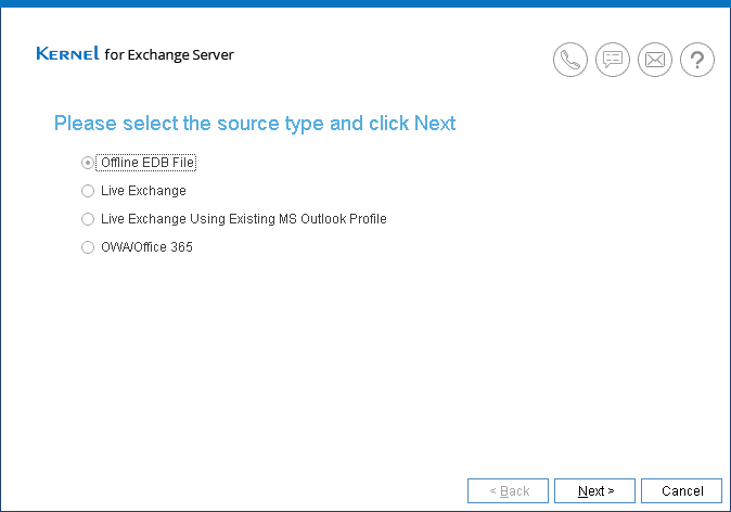 Select Source Type