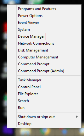 select the Device Manager