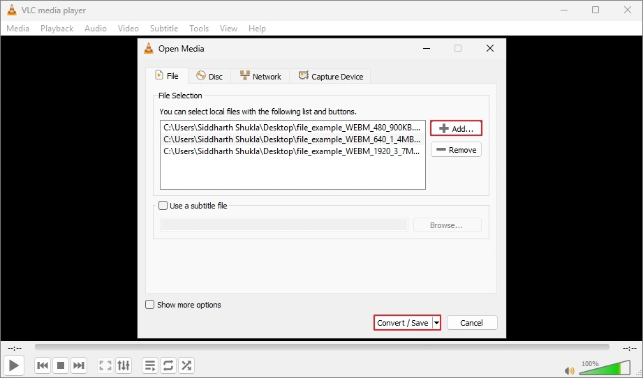 add web files