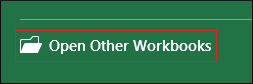 Open Workbooks