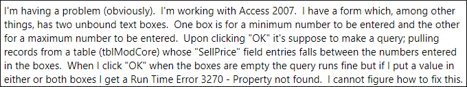 Property Not Found error