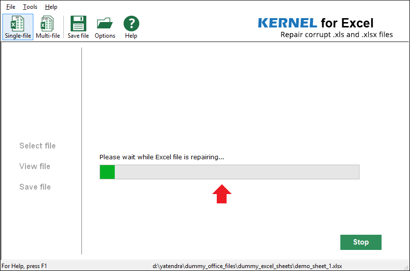 scan and repair process to complete