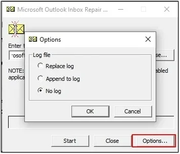 select any log file