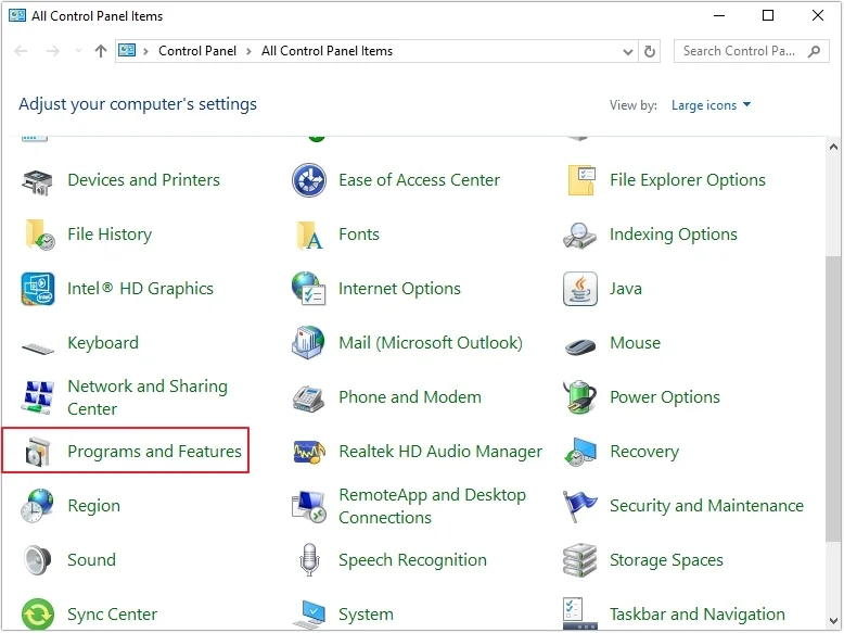 microsoft quick repair