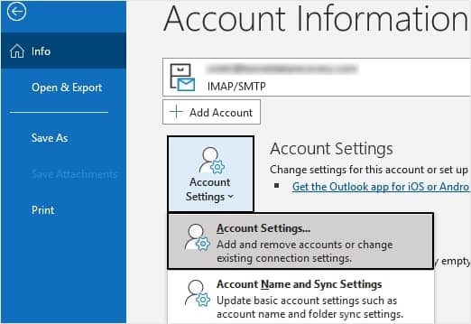 Account Settings