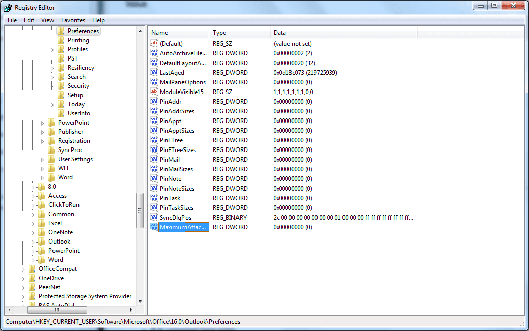 how to increase the outlook attachment size limit how to increase the outlook attachment size limit