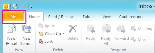 Open MS Outlook