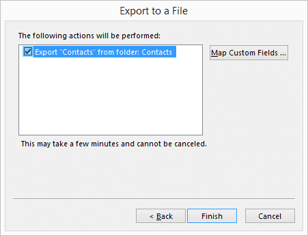 Export to a File wizard