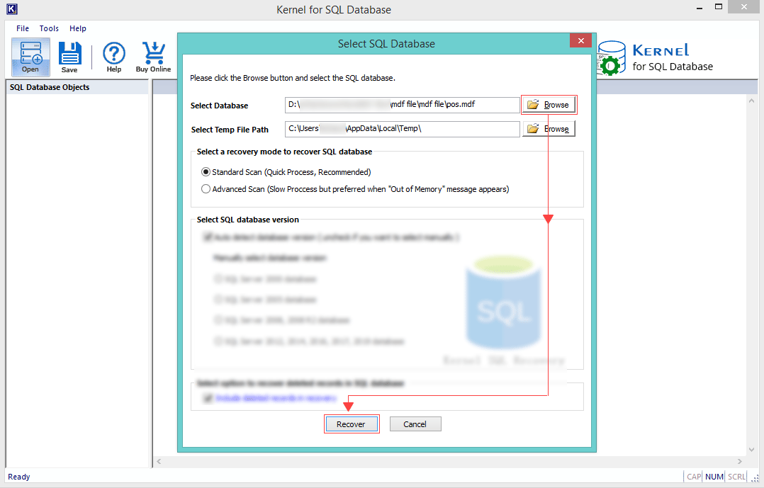 select sql database