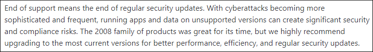 regular & security updates