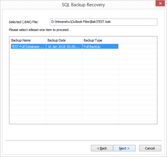  previews of backup file details