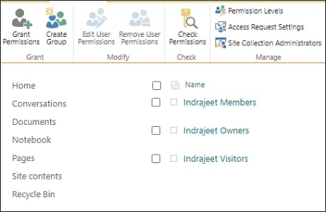 Choose the required action
