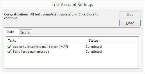 Status of the task