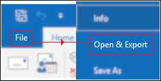 Click on File