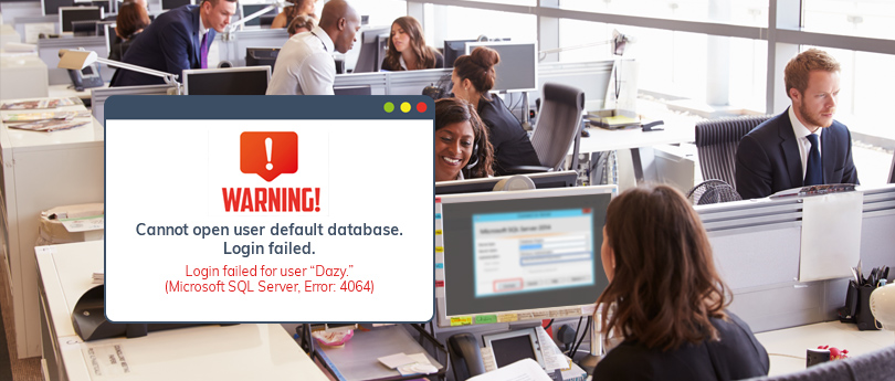 SQL Database Error 4062/4064 – Cannot Open User Default Database