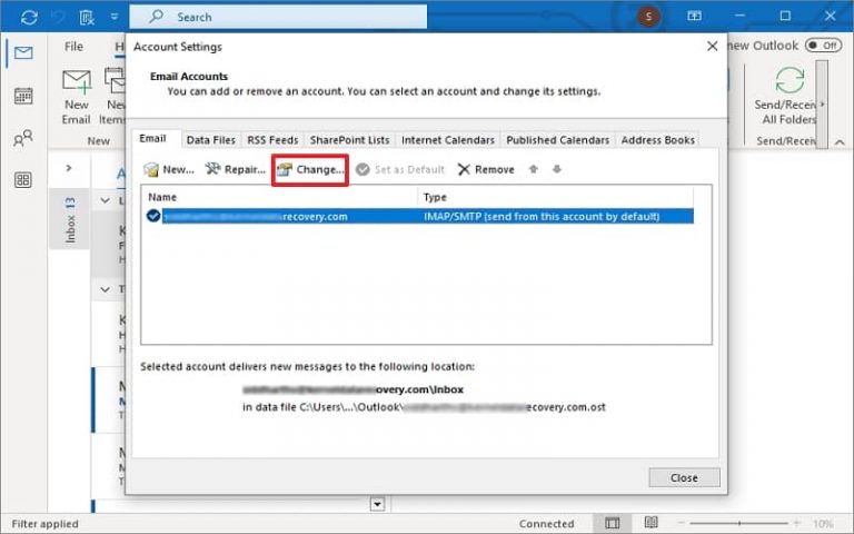 IMAP synchronization issues in Outlook 2013/Office 365