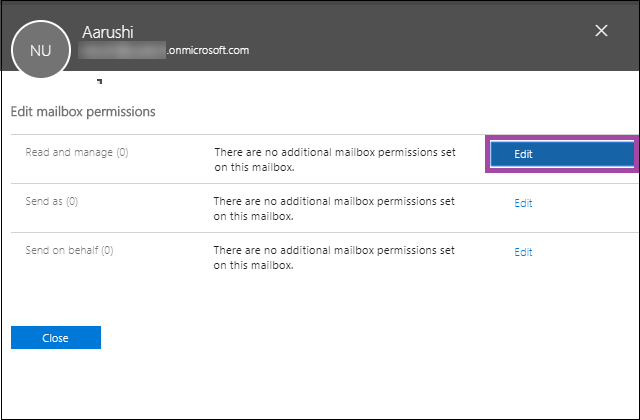 Exchange online send on behalf permissions