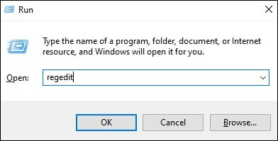 Open the Run window