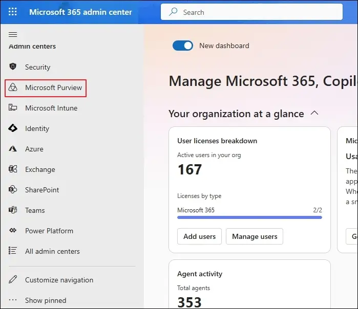 Go to Microsoft Purview portal