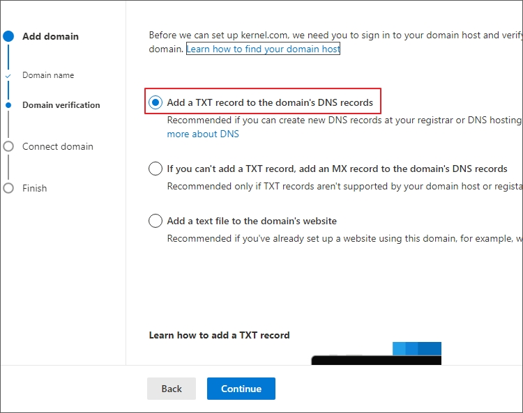 add dns record