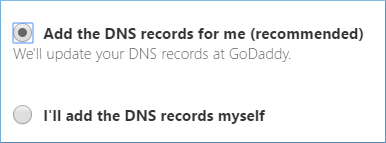 Add the DNS records
